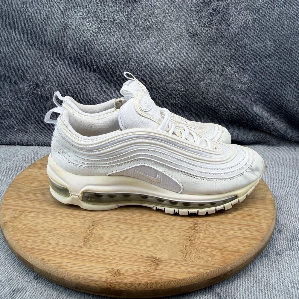 Nike Air Max 97 Shoes Boys Size 6Y White Running Sneakers 921522-104 No Insoles